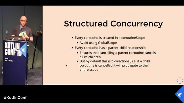 KotlinConf 2019: Coroutines Case Study - Cleaning Up an Async API by Tom Hanley смотреть онлайн