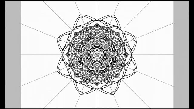 Рисуем на планшете мандалу в ibisPaint x смотреть онлайн