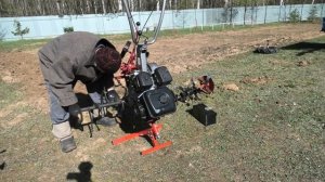 Часть 2. Фрезы штатные и целина для мотоблока Мобил К МКМ 3 про.  Тест фрез в поле.