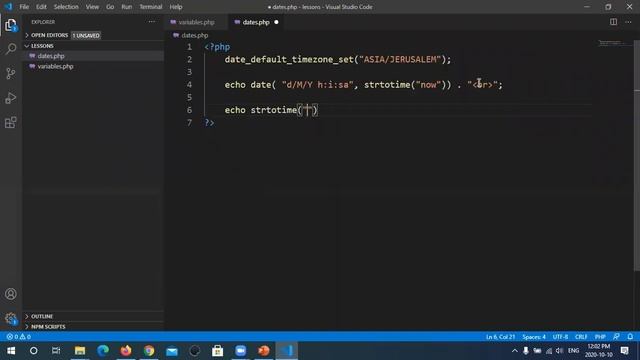 دوال التاريخ والوقت ج2 في PHP смотреть онлайн
