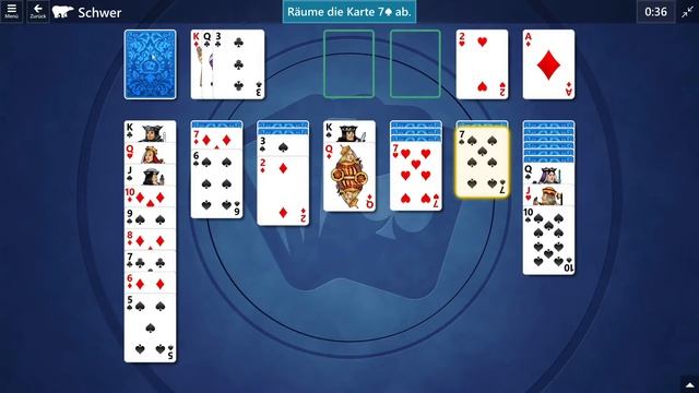 Two Game Tango Mini - Klondike Hard #4 | Aug 18, 2022 | Goal: Clear the 7♠ from the board смотреть онлайн