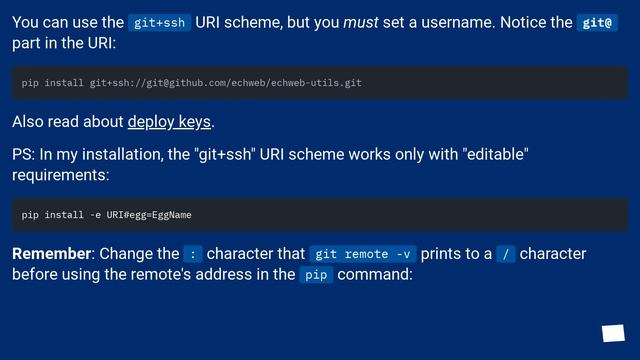 Is it possible to use pip to install a package from a private GitHub repository? смотреть онлайн