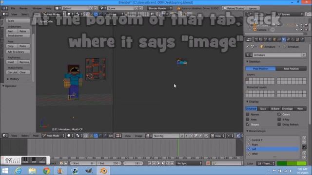 How To Change The Skin Of Any Minecraft Character Rig (Blender) смотреть онлайн