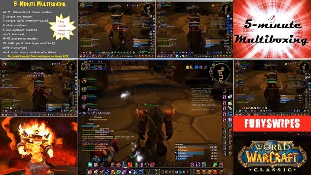 How 5-Minute Multiboxing works to run 5 toons in Classic WoW смотреть онлайн