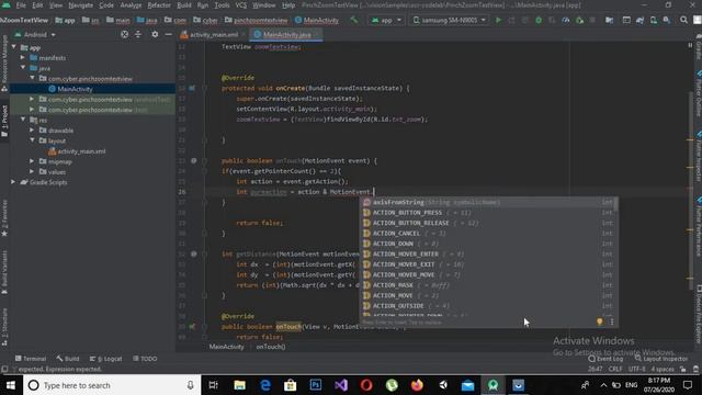 Mastering Pinch Zoom in Android TextView { Android Studio Tutorial } смотреть онлайн