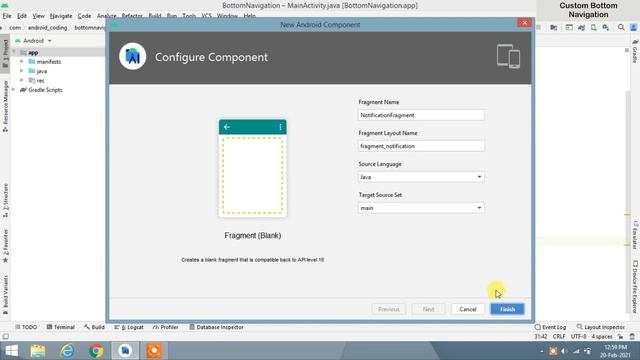 How to Implement Custom Bottom Navigation in Android Studio | CustomBottomNav | Android Coding смотреть онлайн
