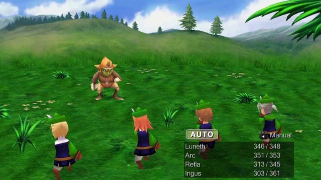Final Fantasy III (3D Remake) Job Level Grinding смотреть онлайн