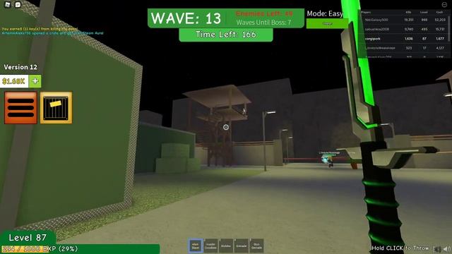 Roblox: Zombie Attack THE ALIEN WEAPONS смотреть онлайн