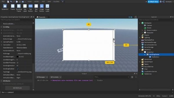 Roblox GUI Scripting Tutorial #7 - Scrolling Frames