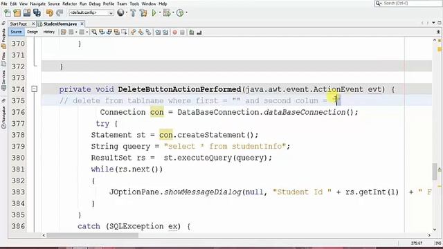 Delete Data From An Sqlite In Java Netbeans In ( Hindi | Urdu) part 14 смотреть онлайн