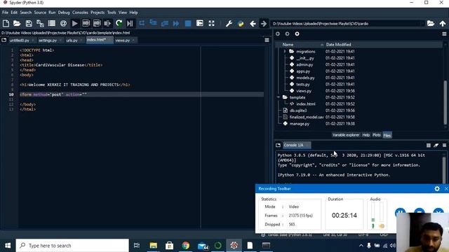 CARDIOVASCULAR DISEASE PREDICTION USING MACHINE AND MODEL DEPLOYMENT USING DJANG – PART 2 смотреть онлайн
