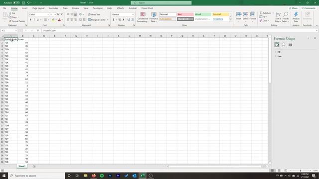 Excel Map with Canadian Postal Codes смотреть онлайн