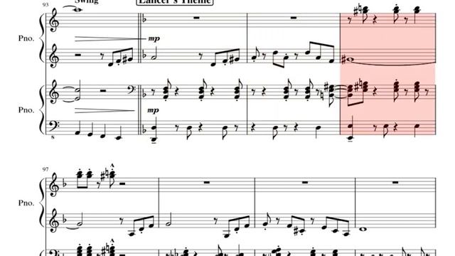 DELTARUNE MEDLEY Piano Sheet Music смотреть онлайн