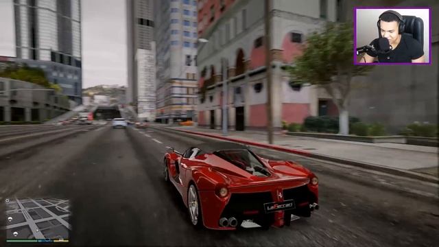 GTA 5 REAL LIFE MOD90-FRANKLINS NEW LA FERRARI