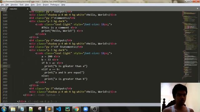 Bootstrap | Part 8: Code Syntax Section смотреть онлайн