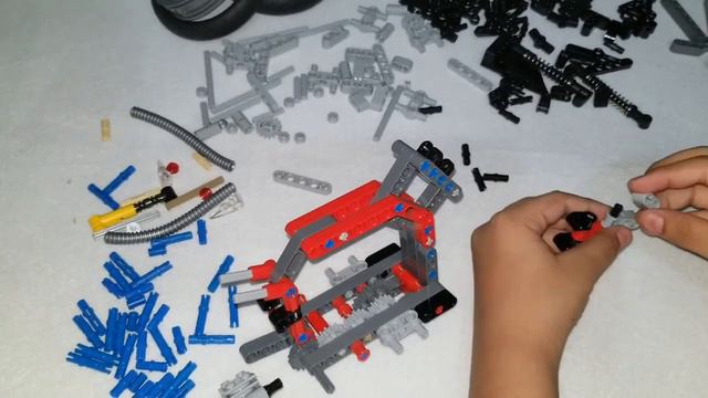 LEGO Technic 42036 LT1 street motorcycle speed build and review. смотреть онлайн
