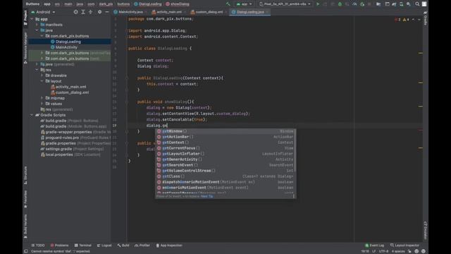 ? Красивый диалог загрузки - Custom Loading Dialog | Java/Android Studio ? смотреть онлайн