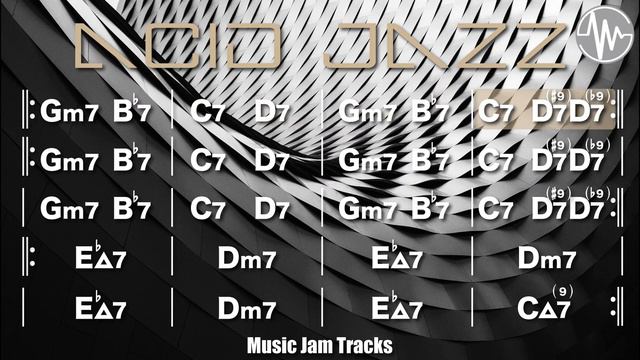 ACID JAZZ For【Guitar】G Minor 115bpm BackingTrack