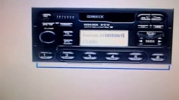 ford 6000 cd code-decode /electronique