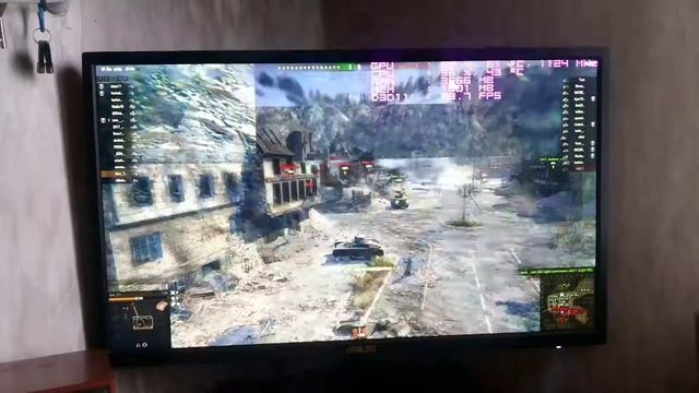 ASUS GeForce GTX 760 DirectCU Mini + i5 4670, тест танки World of Tanks на ультра 1920x1080 смотреть онлайн