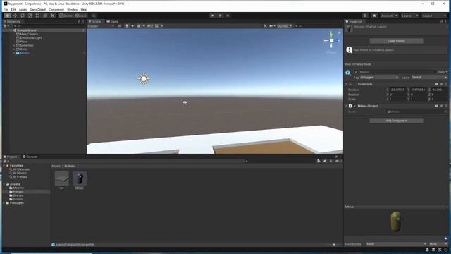 Создание игры на Unity с нуля. Часть 1. смотреть онлайн