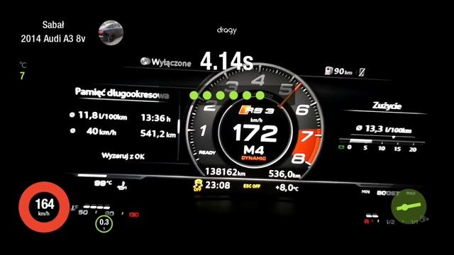 Audi a3 8v 2.0 tsi quattro Dragy смотреть онлайн