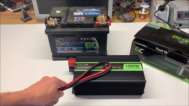 Test Des Green Cell® 1000W/2000W KFZ Spannungswandlers || 12V Auf 230V (Inverter/Wechselrichter)
