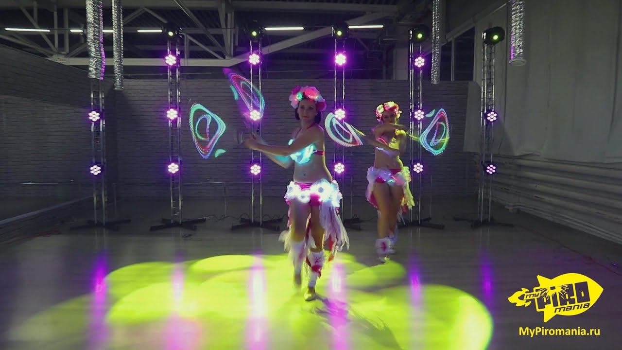 Номер с пикселпои из светового шоу "Роза ветров" смотреть онлайн