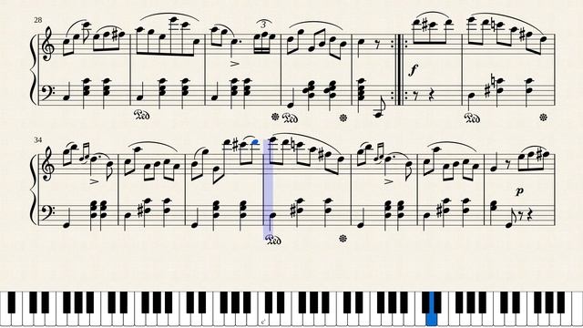 M. Alkan, Maria - Polka Mazurka In G Major. [Piano Tutorial + Sheets]