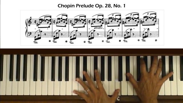 Chopin Prelude Op. 28, No. 1 in C Major Piano Tutorial смотреть онлайн