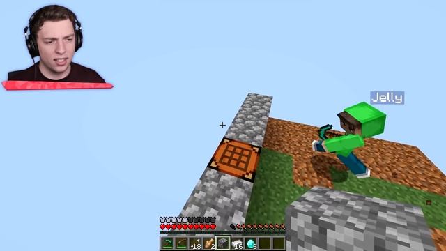 Playing Minecraft On ONE LUCKY BLOCK! смотреть онлайн