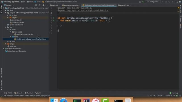Streaming Data Pipelines Demo - Create Kafka and Spark Structured Streaming Program Using IDE смотреть онлайн