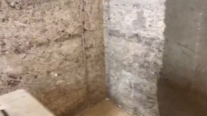 Идеальный арболит. Штукатурка известковым раствором с опилками.