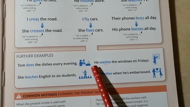 Present simple - Spelling rule - "-S" and "-es" endings - Class 2 смотреть онлайн