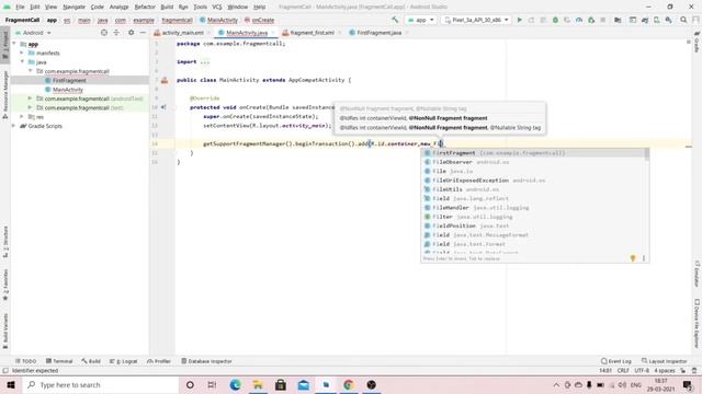how to open fragment from activity on button click смотреть онлайн