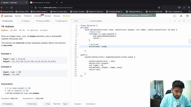 Lecture37: Recursion - Subsets / Subsequences of String [Theory + Code] смотреть онлайн