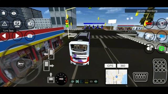 Drive the latest Indonesia Bus Simulator 2023 through Java and Sumatra on the road,@ Android Games. смотреть онлайн