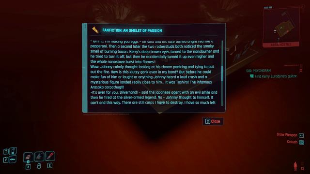 Johnny Silverhand fanfiction lore in Cyberpunk 2077 смотреть онлайн