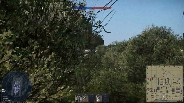30-ти секундный обзор кустов в War Thunder смотреть онлайн