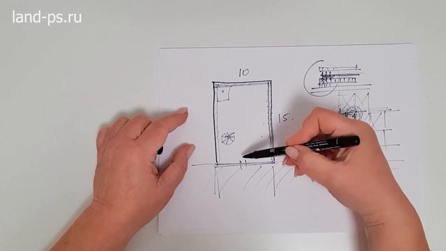 Ландшафтные почеркушки Маленький участок смотреть онлайн