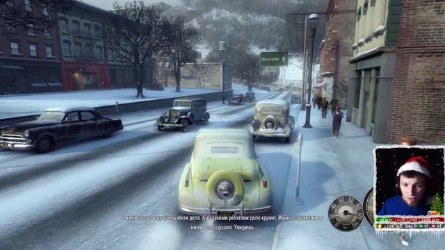 Новый год. Прохождение Mafia II начало игры #1 смотреть онлайн