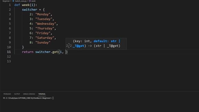 LẬP TRÌNH PYTHON CƠ BẢN #30: SWITCH - CASE (CẤU TRÚC RẼ NHÁNH) смотреть онлайн