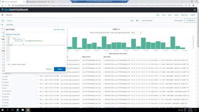 AWS Opensearch | Create Custom Dashboard And Visualize Logs In Kibana смотреть онлайн