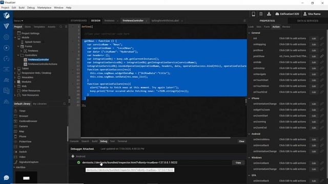 In-Line Debugging in Visualizer смотреть онлайн