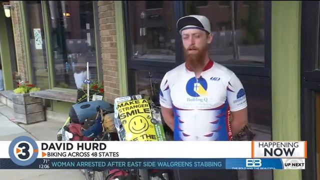 Man On Cross-country Bike Ride For Suicide Awareness