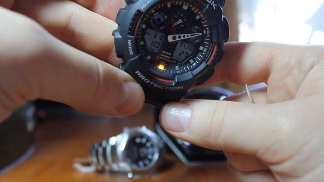 Casio G SHOK GA 100, Особенности оригинальных часов смотреть онлайн