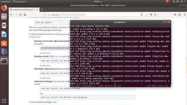 5| Install ROS melodic - ROS melodic تسطيب [ROS بالعربى] смотреть онлайн