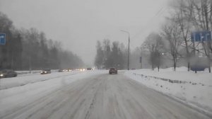 В Обнинске метель снегопад.18 января 2024 г.