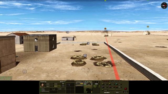 British Attack on Italian Outpost - Africa Mod 2 - Combat Mission Fortress Italy смотреть онлайн