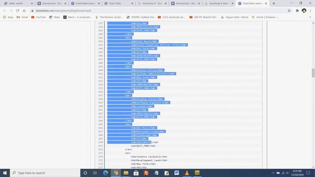 Bootstrap 4 Data Table смотреть онлайн